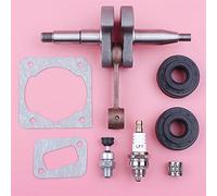 Vexilon Paraolio albero motore, for Husqvarna, 340 345 350 Guarnizione marmitta cilindro Valvola di decompressione Motosega Sostituisci pezzo di ricambio Kit silenziatore per motosega