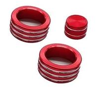 Vexilon Parti di adesivi for pulsanti automatici, for X3 F25 2011 2012 2013 Accessori for anello copertura della manopola del suono dell'aria condizionata for auto Copripulsante per auto(BLACK Color1)