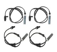 Vexilon Sensore velocità ruota ABS, per, 1er 3er E46 E81 E82 E87 E88 E90 E91 E92 E93 Anteriore Posteriore Sinistra Destra 34526762465 34526762466 Sensore giri/min(BLACK 4PCS)