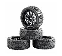 Vexilon Set di Ruote con Pneumatici in Gomma, for HSP, for HPI, 1/10 1.10 On-Road Car Racing Ruota Giocattolo