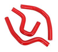 Vexilon Tubo dell'acqua for moto Tubo flessibile for radiatore in silicone CR80R 1998-2002 CR85R 2003-2007 CR 80R 85R Rosso Tubo flessibile per radiatore per moto