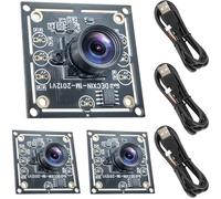 VexNook Modulo fotocamera 3 pezzi 100 gradi OV9732 - Alta nitidezza dell'immagine con chip HD 720P, risoluzione 1MP, driver USB, con cavo da 2 metri, compatibile con Autodarts.Io, per applicazioni