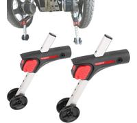 Vexorium Ruote antiribaltamento per Sedia a rotelle - Stabilizzatori Posteriori Regolabili in Altezza, in Lega di Alluminio, universali per Anziani e disabili,25MM