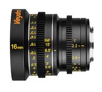 Veydra V1 - 16T22 M43I mini prime 16 mm t2.2 Imperial cinema obiettivo con messa a fuoco manuale, nero