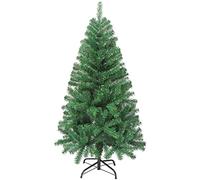 VEYLIN Albero di Natale artificiale con supporto in metallo, 320 punte, 1,2 m