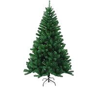 VEYLIN Albero di Natale artificiale con supporto in metallo, 450 punte, 1,5 m