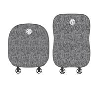 VEYOLE Cuscino per Sedile Auto di Lino per MG HS New Energy - Coprisedile per Auto Estivi per Anteriore e Posteriore - Cuscini Sedili Traspiranti - Protezione Sedili,2 PCS
