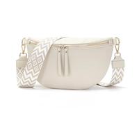 Vezluax 30x20cm marsupio donna Grande Borsa Tracolla borse a spalla in Pelle Vegana Elegante Regolabile con Cinghia Larga Perfetto per uso beige bianco