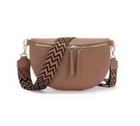 Vezluax 30x20cm marsupio donna Grande Borsa Tracolla borse a spalla in Pelle Vegana Elegante Regolabile con Cinghia Larga Perfetto per uso Rosso ruggine