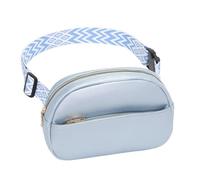 Vezluax Marsupio Donna Elegante Borsa Tracolla Trendy Femminile e Borsa Piccola Sling Bag Borse a Tracolla in Pelle Vegana Regalo per Moglie Blu perlato