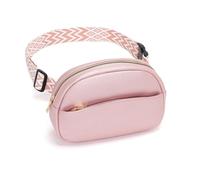 Vezluax Marsupio Donna Elegante Borsa Tracolla Trendy Femminile e Borsa Piccola Sling Bag Borse a Tracolla in Pelle Vegana Regalo per Moglie Rosa perlato