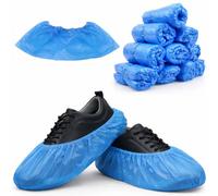 VEZODEK Copriscarpe, usa e getta, HDPE, copriscarpe, copriscarpe, copriscarpe, copriscarpe, copriscarpe, impermeabili, antipolvere, blu (300, 38 x 12 cm)