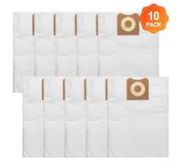 VF3502 - Sacchetti sottovuoto di ricambio, confezione da 3/5/10, filtrazione a doppio strato per aspirapolvere da 30,5/40,5 litri, con collare di tenuta in gomma, compatibili con (confezione da 10)