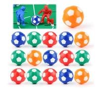 VFANDV 12 Palline Calcio Balilla, 32mm Palline da Calcio Balilla, Mini Biliardino Gioco, Palline per Calcio Balilla, Giochi da Tavolo Calcio per Festa in Famiglia, Adatto ad Adulti e Bambini, 4 Colori