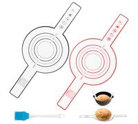 VFANDV 2 Pezzi Tappetino da Forno in Silicone per Forno Olandese Tappetino in Silicone per Pane, Spianatoia Per Impastare Silicone, Tappetino Silicone Cucina Riutilizzabile per Pasta, Pasticcino