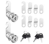 VFANDV 2 Set di Serratura per Cassetta Postale 16mm, Serratura Armadietto Spogliatoio con 5 Diverse Lamelle di Serratura e 2 Chiavi Serratura di Sicurezza per Cassette delle Lettere