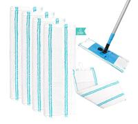 VFANDV Clean Twist M Ergo Micro Duo Set, 4 Pezzi di Ricambio Per Tergicristalli Compatibili, Panno Mop in Microfibra Per Pavimenti, 44x15cm, Per Tutti i Tipi di Pavimento