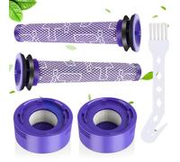 VFANDV Filtro per Dyson, 4 Pezzi Filtro Compatibile con Dyson V7 V8 2 Pre-Filtro 2 Post-Filtri Lavabile Cyclone Filtro di Ricambi per Dyson V8 V7 Aspirapolvere Animal Absolute Motorhead