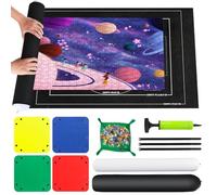 VFANDV Puzzle Matte - Tappetino puzzle portatile da 1000 a 3000 pezzi, 100 x 140 cm (nero)