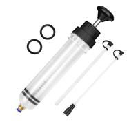 VFANDV Siringa di Aspirazione dell'Olio,200CC Siringa Grande Pompa Manuale a Siringa con 2 Tubi e Un Paio di Anelli di Gomma di Ricambio Pompa Aspira Olio Motore Auto per Liquido dei Freni