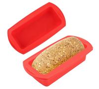 VFANDV Stampo Plumcake Silicone, 2 Pezzi Teglia Pane in Cassetta Antiaderente per Cottura del Pane e Plumcake - per Forno e Microonde