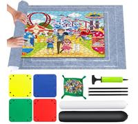 VFANDV Tappeto Puzzle Feltro, Puzzle Mat 2000 1500 1000 Pezzi Rotolo di Puzzle Tappeto Puzzle Portatile, Accessori Puzzle Tappeto Puzzle Bambini Adulti