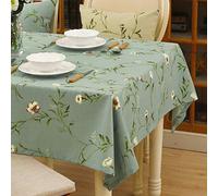 VFBCRDSJ Tovaglia Rettangolare in Tessuto Spesso e Resistente per la Decorazione Del Tavolo da Pranzo Della Cucina/Green B/140 X 240Cm