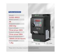 VFD, Convertitore di frequenza VFD AC 220 380 da 0,75 a 5, kW, inverter for regolatore velocità del motore trifase,Multi-protezione(4KW 380V 3PH-3PH)