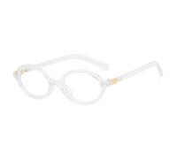 VFDHN Occhiali ovali piccoli da donna in stile retrò con montatura per occhiali da donna leopardati neri, 14, taglia unica