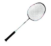 VFdthR Badminton Set Racchetta da Badminton Attacco e Difesa Interamente in Carbonio, Massimo 38 libbre(1PCS Gray Boxed)