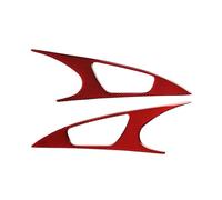 VFEBTSD Adesivo in fibra di carbonio for rivestimento maniglia portiera auto compatibile con Civic 10a generazione Civic 2016-2021 accessori interni(RED)