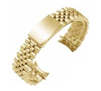 VFEBTSD Cinturino di lusso in acciaio inox compatibile con Rolex 46 mm 43 cinturino in metallo solido compatibile con cinturino Datejustseiko da 18 mm, 19 mm, 22 mm/20 mm, 20mm