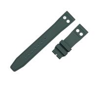 VFEBTSD Cinturino for orologio in gomma Fluoro di qualità 20 mm 21 22, cinturino a sgancio rapido compatibile con Tudor Black Bay universale(Green-No buckle,22MM_NO BUCKLE)