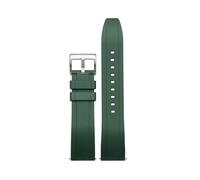 VFEBTSD Cinturino in caucciù verde fluoro 20mm 22mm Cinturino sportivo in silicone impermeabile compatibile con il bracciale da uomo Seiko Rolex Omega Tudor(J1907 silver,20mm)