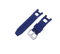 VFEBTSD Cinturino in gomma for orologio da uomo da 28 mm compatibile con Invicta Pro Diver Series 6981, cinturino in silicone, fibbia for cintura, accessori for orologi(Dark blue)