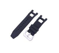 VFEBTSD Cinturino in gomma for orologio da uomo da 28 mm compatibile con Invicta Pro Diver Series 6981, cinturino in silicone, fibbia for cintura, accessori for orologi(Black)