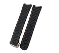 VFEBTSD Cinturino in gomma siliconica da 20 mm compatibile con Omega compatibile con Seamaster 300 AT150 Aqua Terra Ultra Light 8900 con fibbia in acciaio bracciali, 20mm NO Buckle