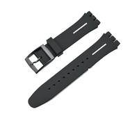 VFEBTSD Cinturino in morbido silicone compatibile con Swatch Sport impermeabile in gomma per uomo e donna, 20mm