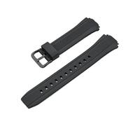 VFEBTSD Cinturino in resina TPU compatibile con Casio EDIFICE Series 5119 EF-552 Sport Sweatproof Silicone 19mm Watch Band Men Bracelet, 19mm
