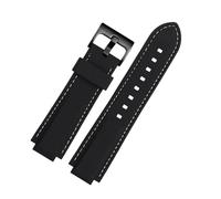 VFEBTSD Cinturino in silicone compatibile con Oris Aquis Watch Band cinturino impermeabile sportivo cinturino in gomma nero convesso 22 x 12 mm 24 x 11 mm 24 x 12 mm, 24mm-12mm