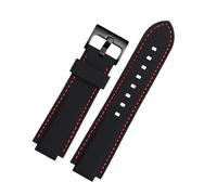 VFEBTSD Cinturino in silicone compatibile con Oris Aquis Watch Band cinturino impermeabile sportivo cinturino in gomma nero convesso 22 x 12 mm 24 x 11 mm 24 x 12 mm, 24mm-12mm