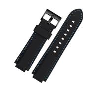 VFEBTSD Cinturino in silicone compatibile con Oris Aquis Watch Band cinturino impermeabile sportivo cinturino in gomma nero convesso 22 x 12 mm 24 x 11 mm 24 x 12 mm, 24mm-12mm