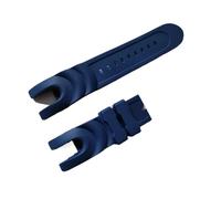 VFEBTSD Cinturino per orologio da polso in gomma nero blu da 26 mm, compatibile con Invicta Reserve Venom 0361 53,7 mm 6051 24258 Cinturino per orologio da polso Accessori comodi, Misura unica