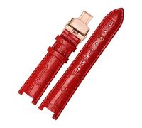 VFEBTSD Cinturino per orologio in vera pelle compatibile con Tissot Tianwang Folli Follie Michael Kors MK Mk5774 Uomini Donne Notch Cinturino 16 18 mm Wristband, 18mm-9mm