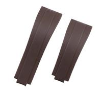 VFEBTSD Compatibile con DAYTONA SUBMARINER GMT Yacht-Master OYSTERFLEX Glidelock, cinturino in morbida gomma naturale 20/21 mm per bracciale Rolex, 20mm