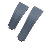 VFEBTSD Compatibile con DAYTONA SUBMARINER GMT Yacht-Master OYSTERFLEX Glidelock, cinturino in morbida gomma naturale 20/21 mm per bracciale Rolex, 21mm