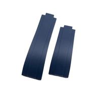 VFEBTSD Compatibile con DAYTONA SUBMARINER GMT Yacht-Master OYSTERFLEX Glidelock, cinturino in morbida gomma naturale 20/21 mm per bracciale Rolex, 21mm