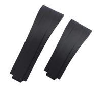 VFEBTSD Compatibile con DAYTONA SUBMARINER GMT Yacht-Master OYSTERFLEX Glidelock, cinturino in morbida gomma naturale 20/21 mm per bracciale Rolex, 21mm