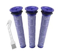 VFEBTSD Compatibile con filtro V8 di ricambio compatibile con aspirapolvere V8 Animal V8 Absolute V8 Motorhead SV10 V7 Animal Fluffy Cordless Stick (3 pezzi)