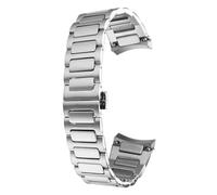 VFEBTSD Compatibile con Mido Multifort TV Series Precision Steel Watch Strap M049526A M049 Belt Curved Interface SteelStrip 22mm, 22mm, Acetato, Non pietra preziosa